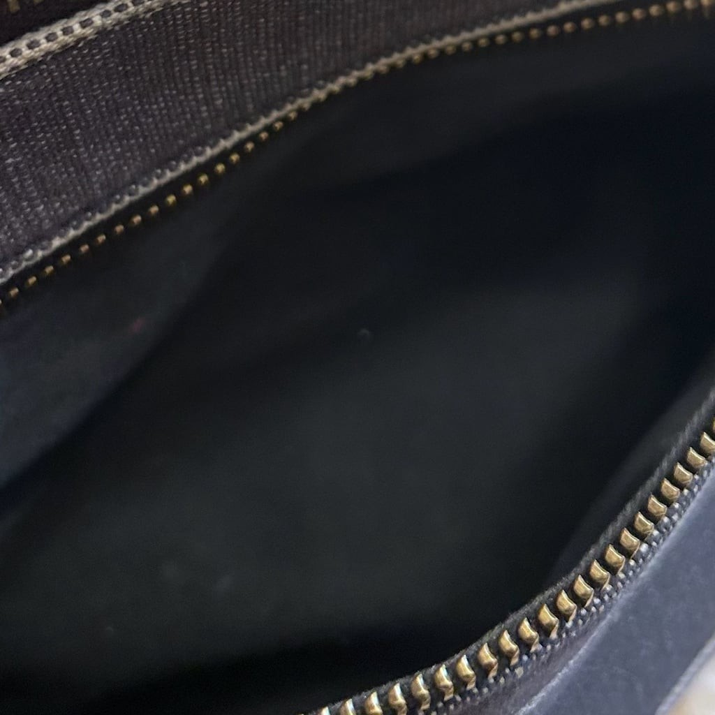 Fossil Kinley Striped Canvas and Leather Crossbody Bag