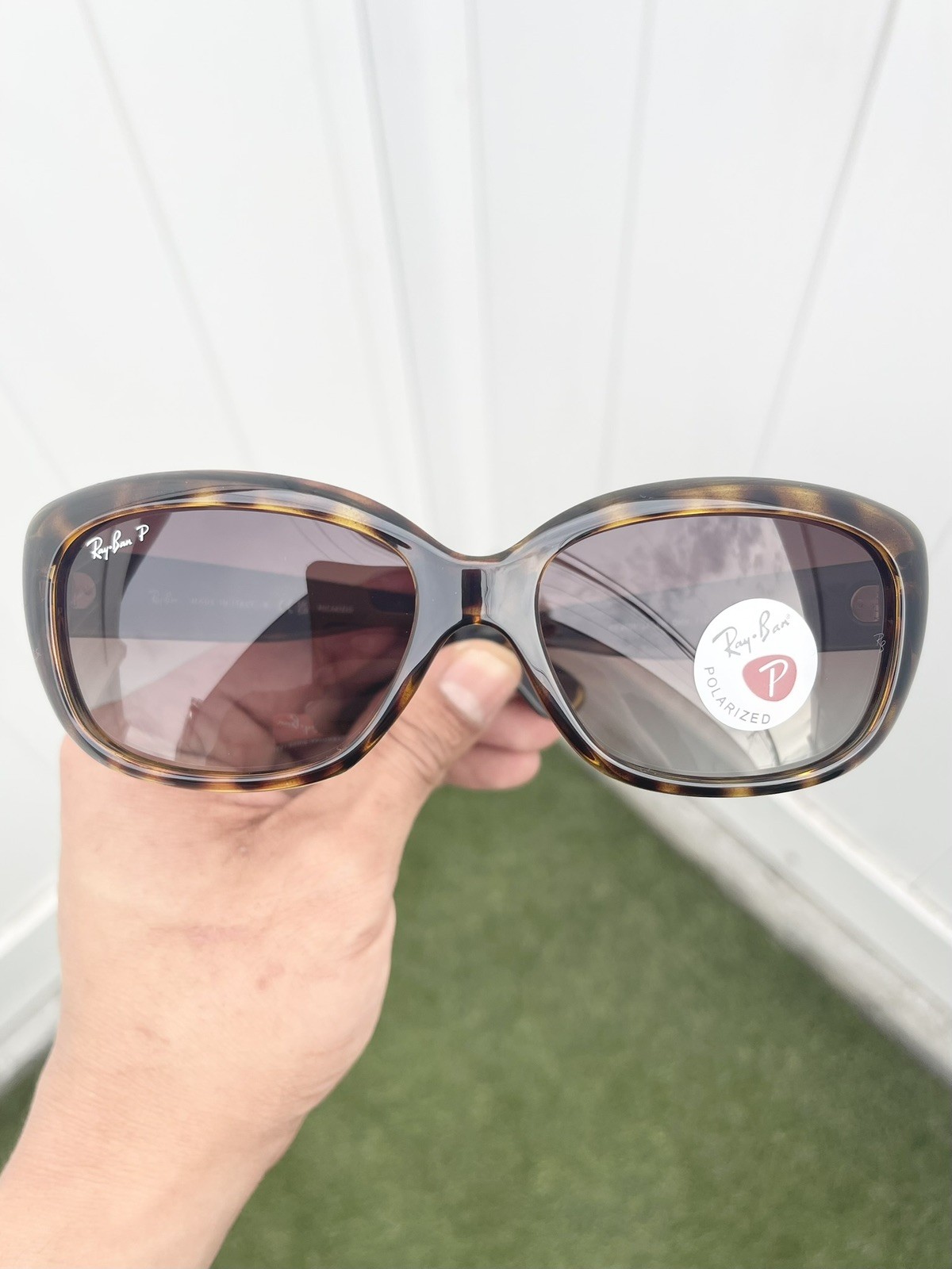 NEW Authentic Ray Ban Jackie Ohh Polarized RB4101 4101 Havana Brown Lens 58/17