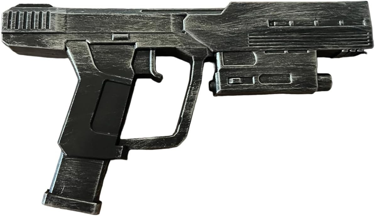 12.75” Halo 3 – M6C/SOCOM Pistol Replica Collectible Cosplay Foam Gun Prop.