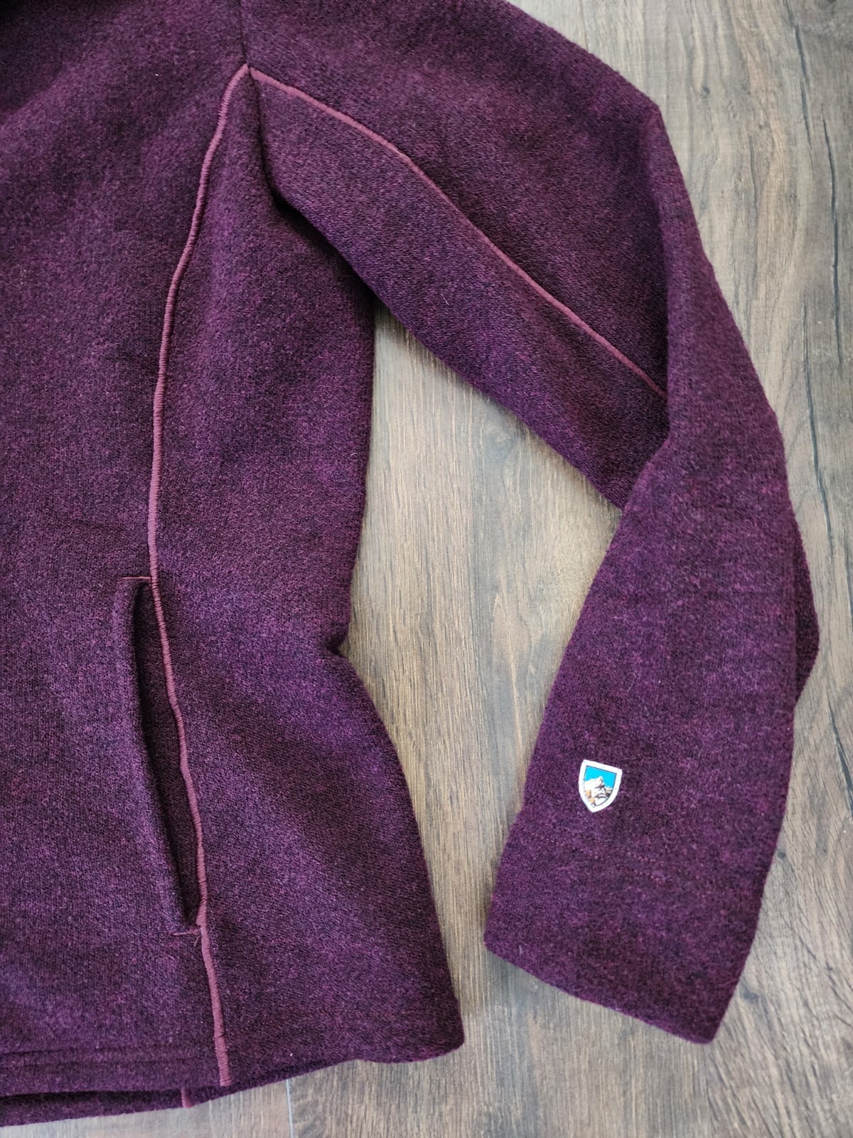 KÜHL Stella Full Zip Fleece Jacket – Women’s Size Large (L) – Plum / Burgundy