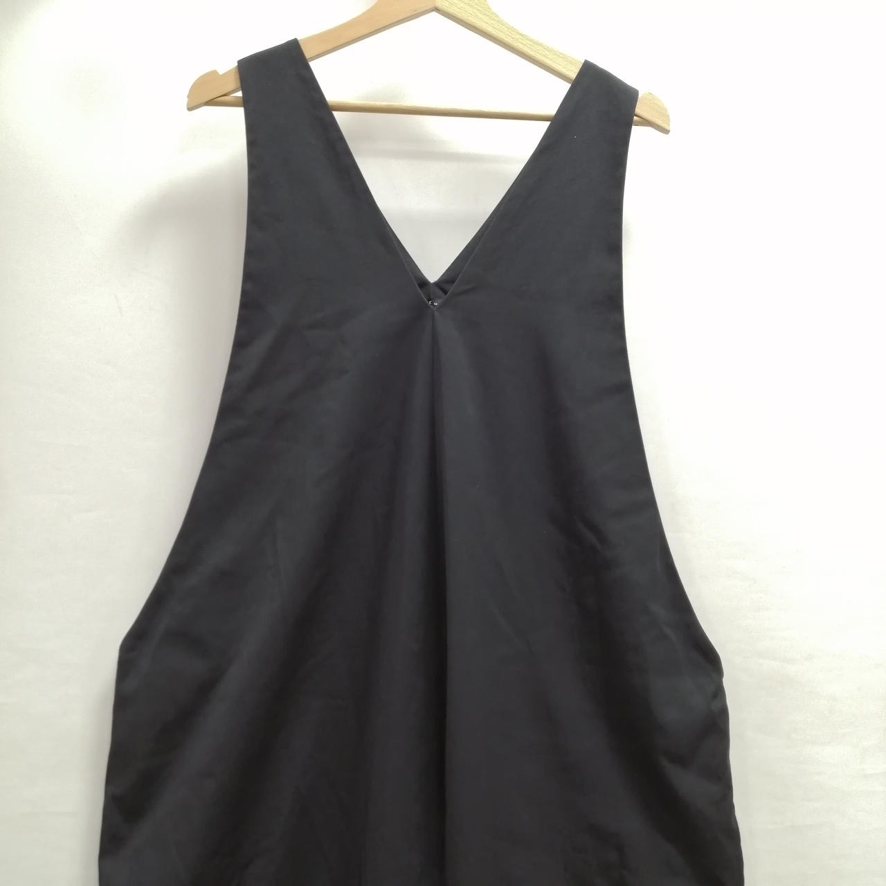 Black Women’s Jumpsuit, Cocoon Silhouette, Size Free, 132cm Length