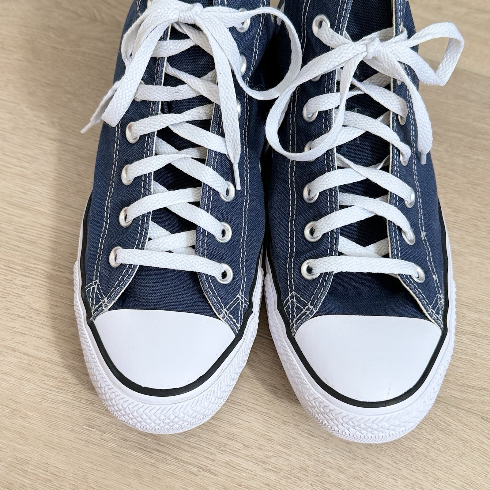 Converse Chuck Taylor All Star High Top Mens 10 Womens 12 Blue Sneakers