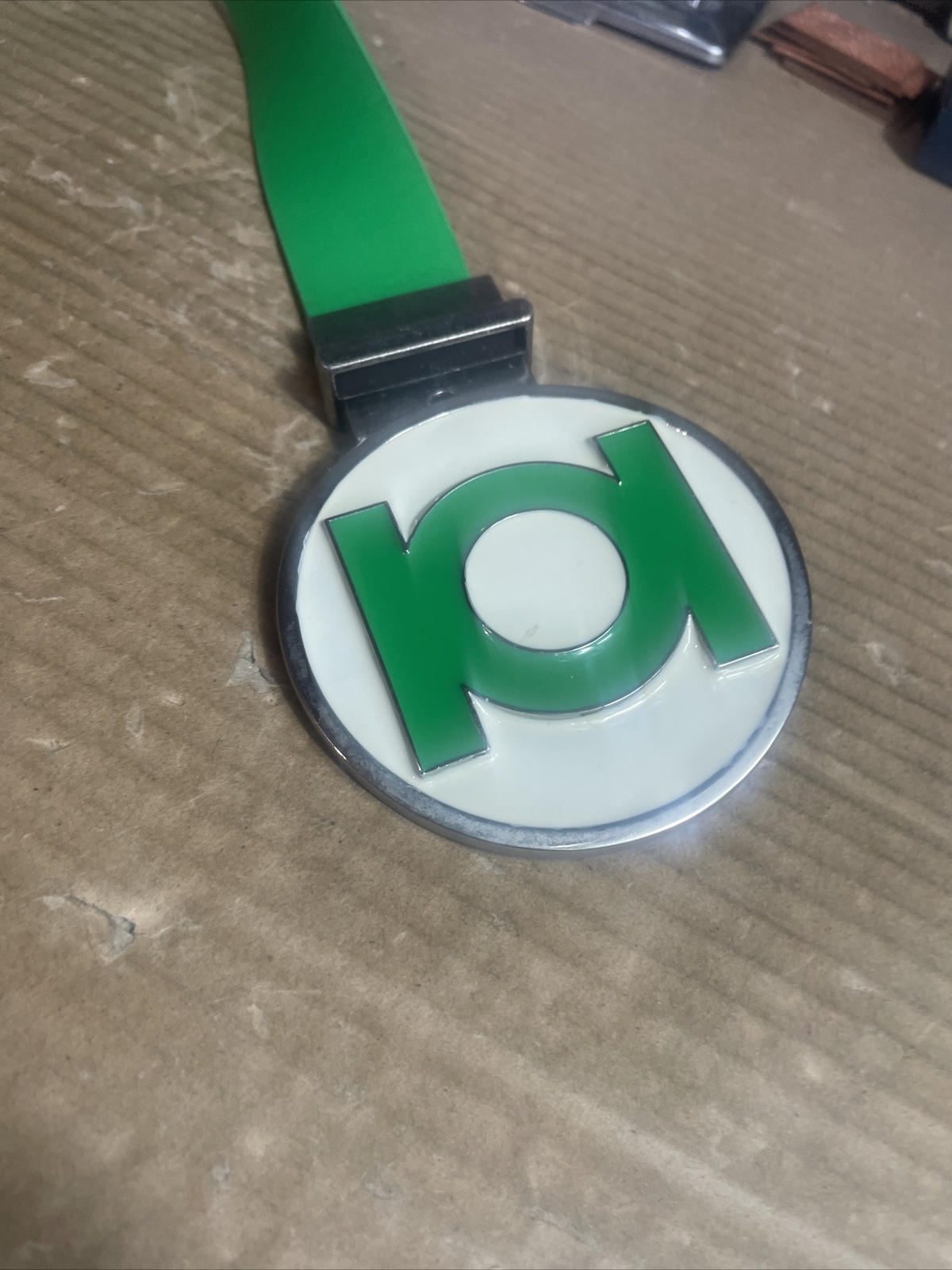 DC Comics Green Lantern Reversible Belt Buckle & Belt 45” Not Including Buckle