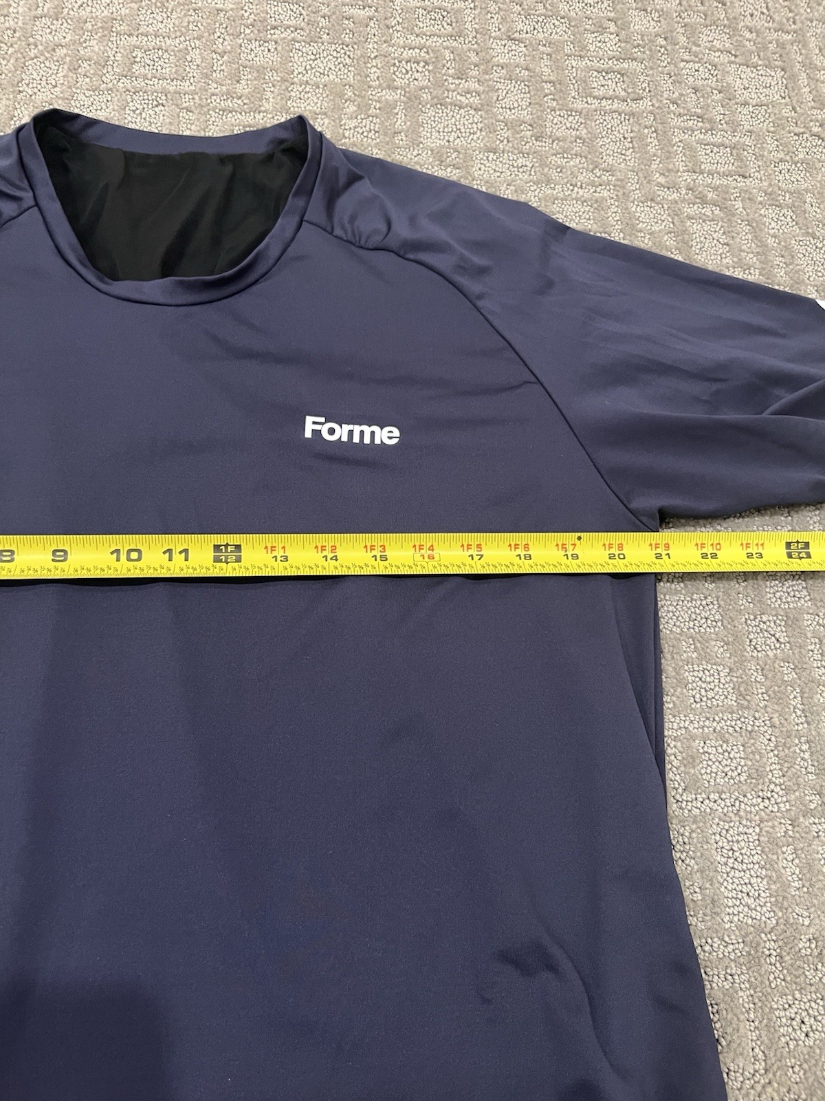 Forme Science Recovery Posture Correcting T Shirt Men’s XL Blue Short Sleeve