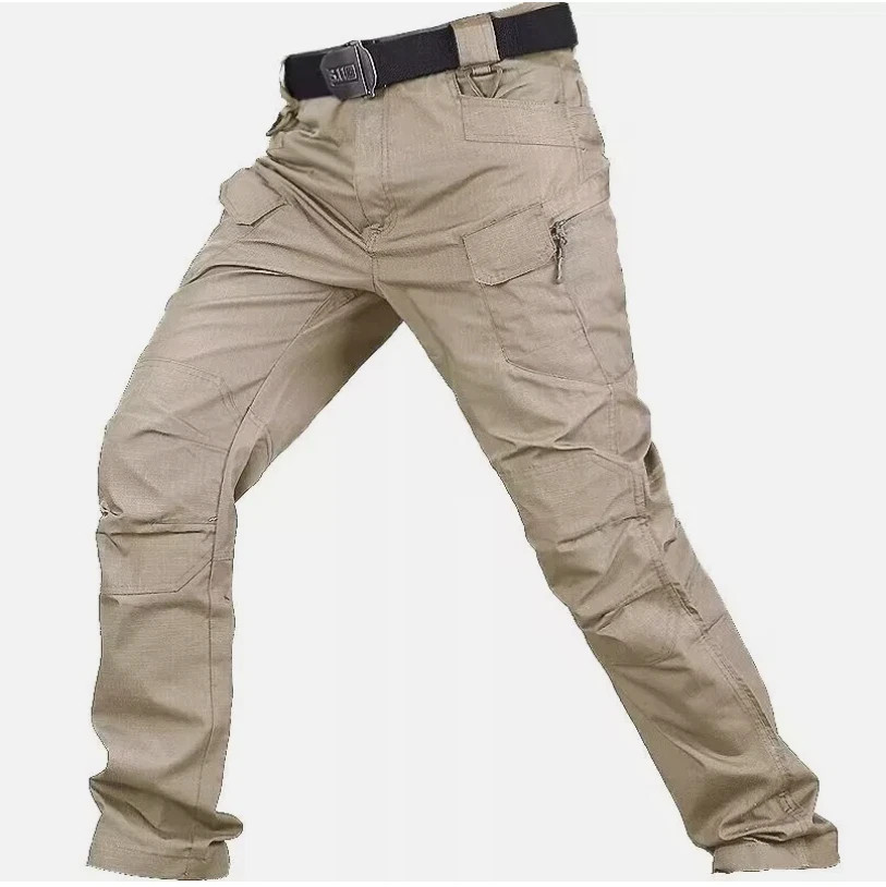 Mens Cargo Pants Work Combat Pants Outdoor Hiking Waterproof Trousers Tactical