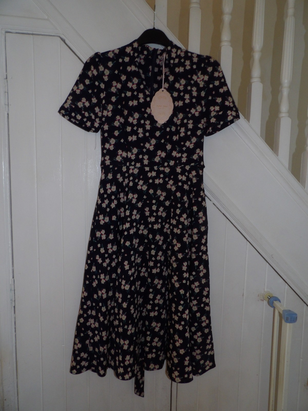 Jolie Moi nwt £75 floral print short sleeved 50s tea dress size 10
