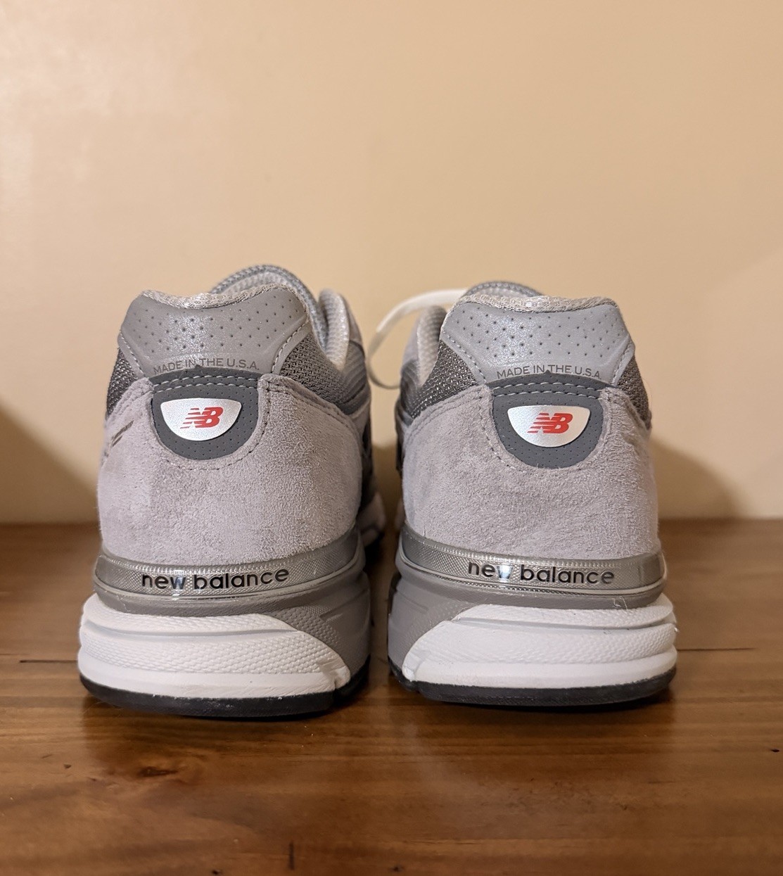 New Balance 990v4 Made in USA Men’s Low Top Suede Lace-Up Gray U990GR4