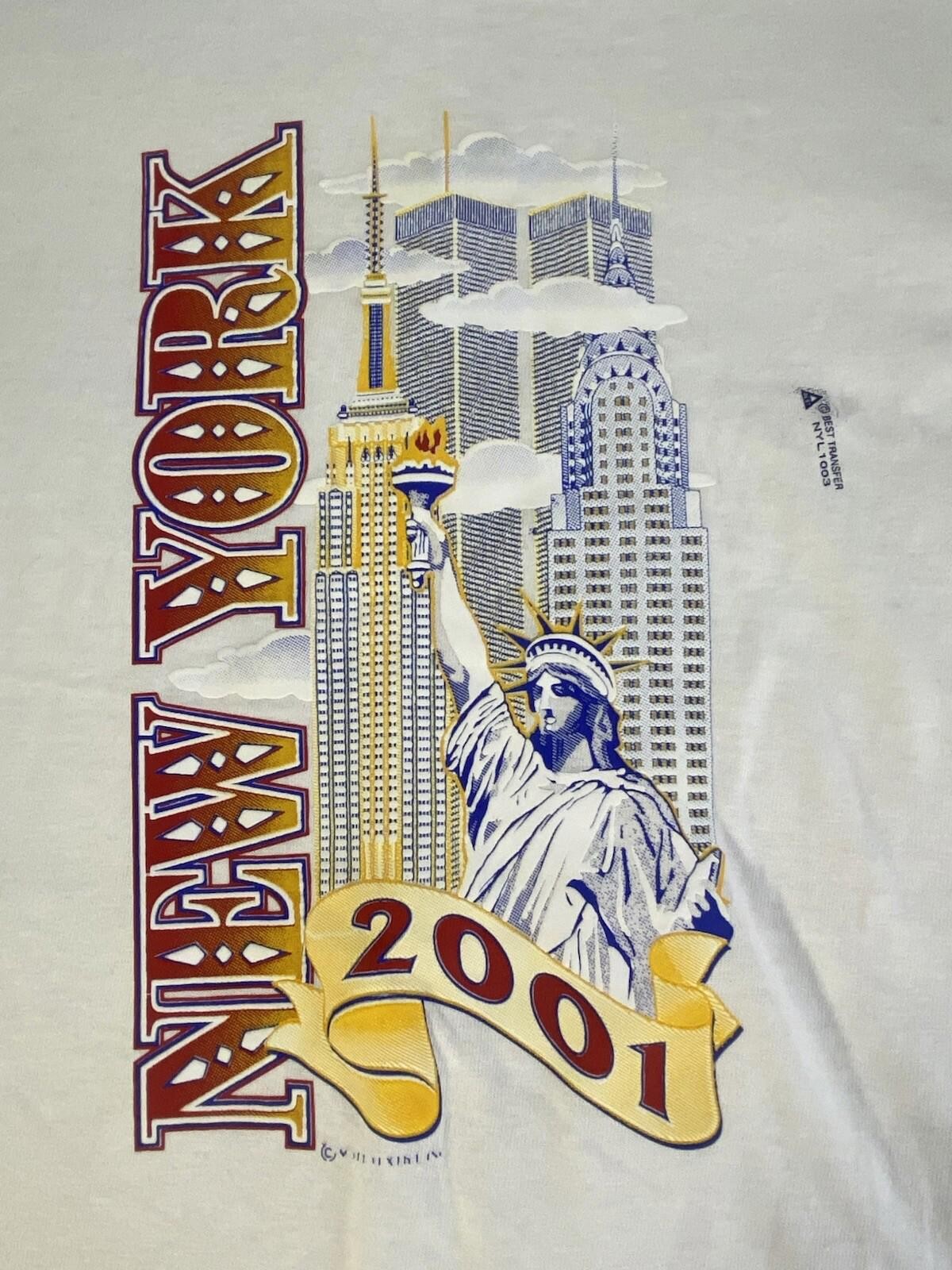 Men Medium 911 Statue Of Liberty 9/11 WTC World Trade NYC