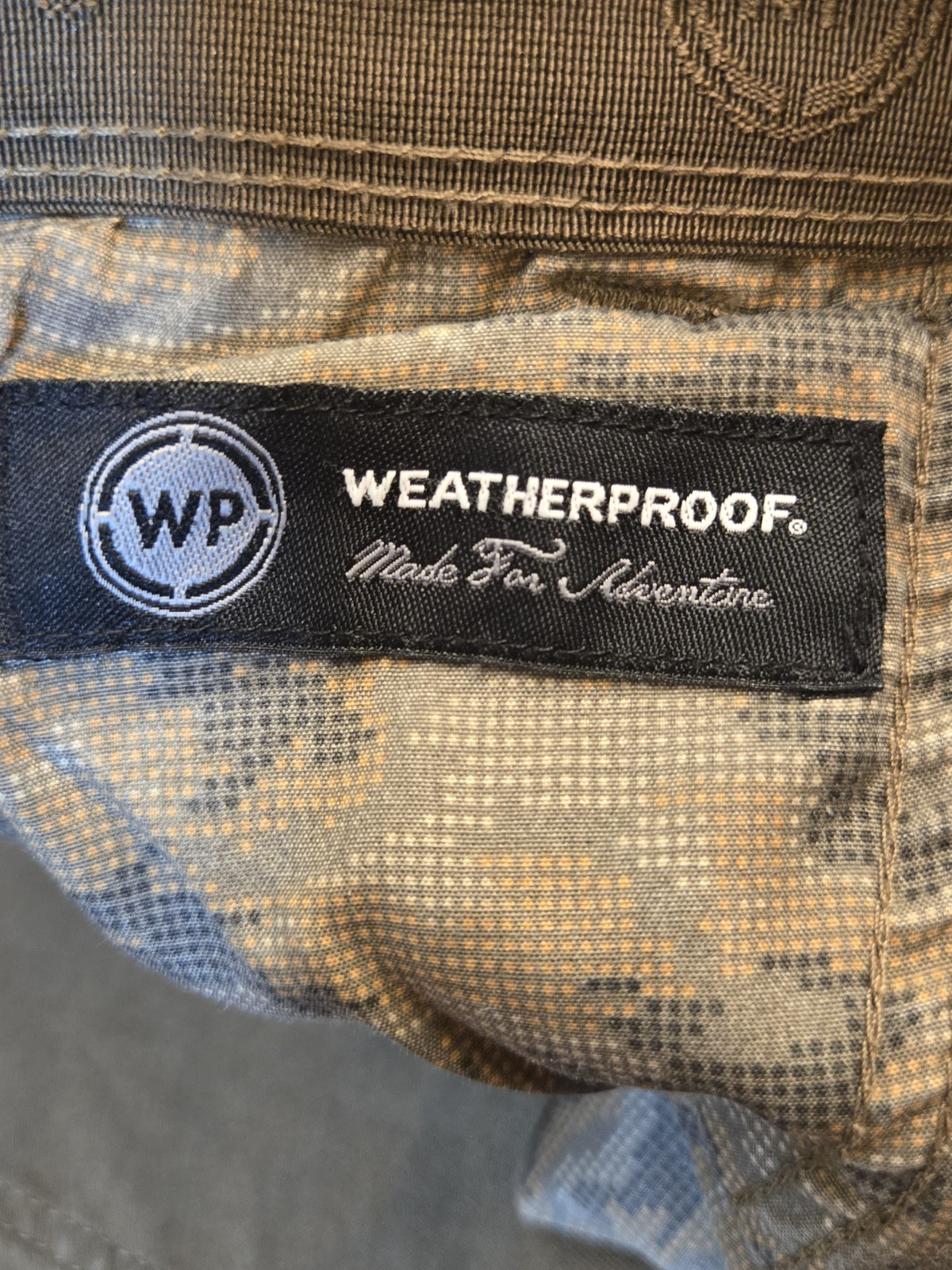 Weatherproof Vintage Mens Carpenter Pants 40×30 Cedar Brown Stretch Workwear Uti