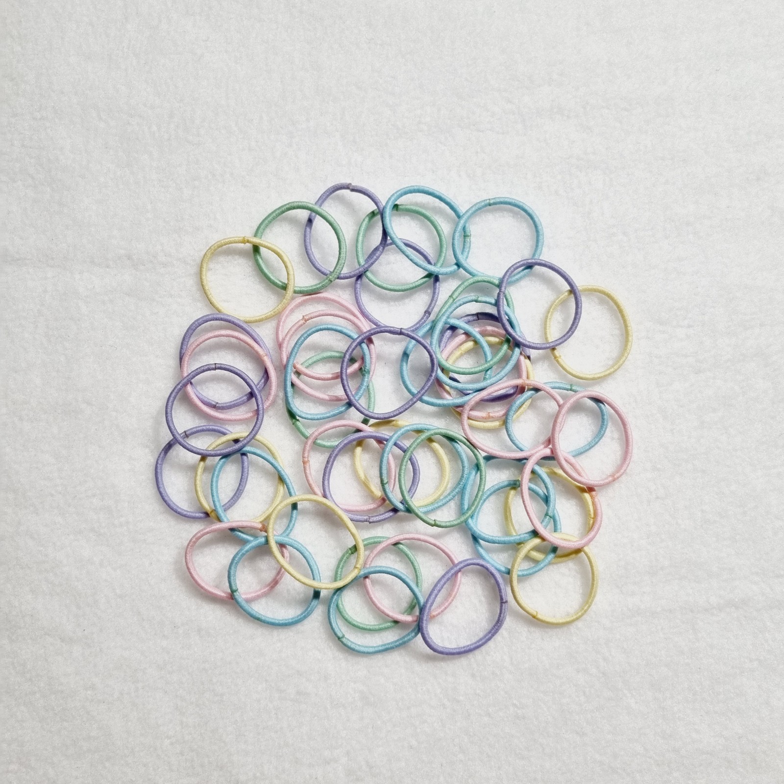50Pcs small Hair Ties Elastics Ponytail Holders Elastic Bands For Girls baby Pet