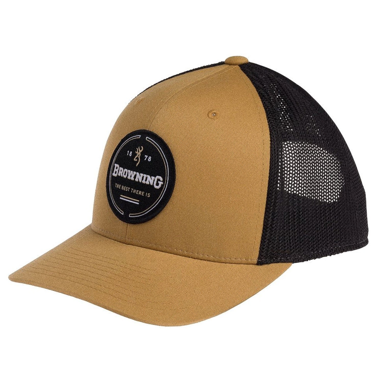 Browning Crescent Meshback Cap- Tan