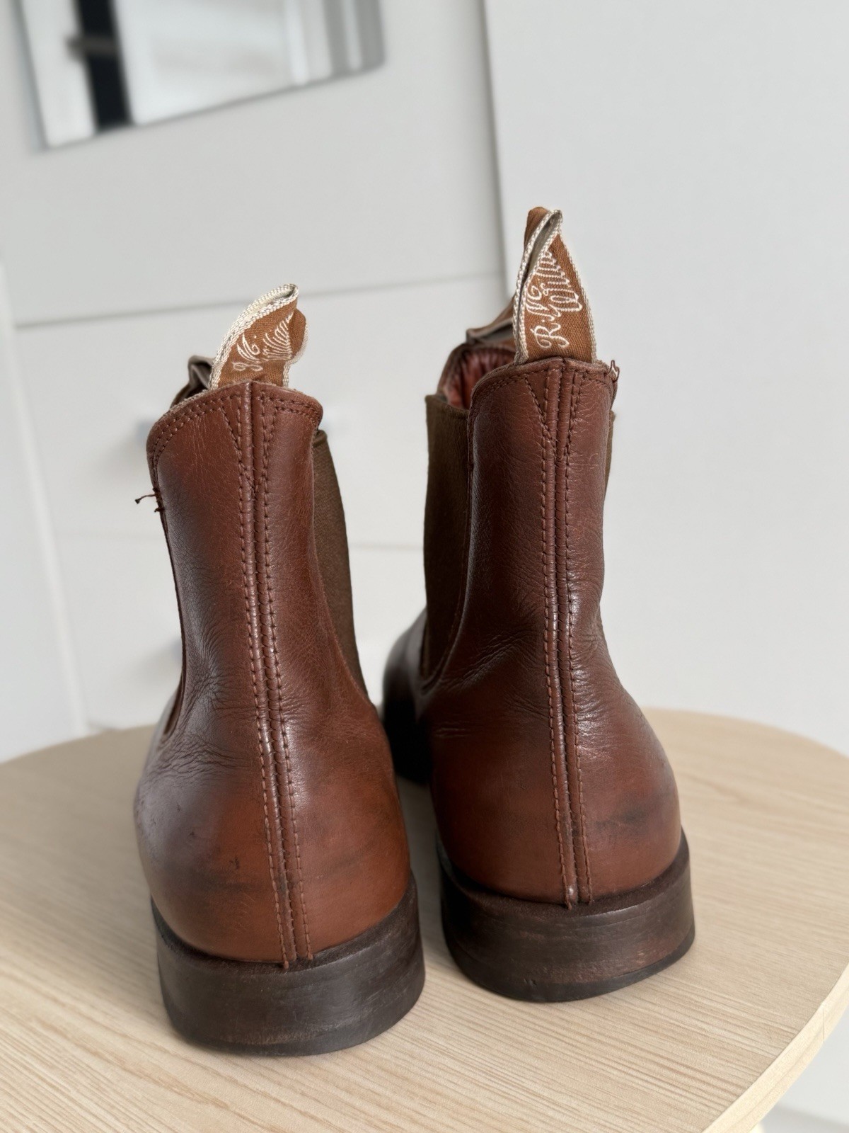 R.M. Williams Men’s Chelsea Leather Vintage Comfort Craftsman Boots Size UK8 US9