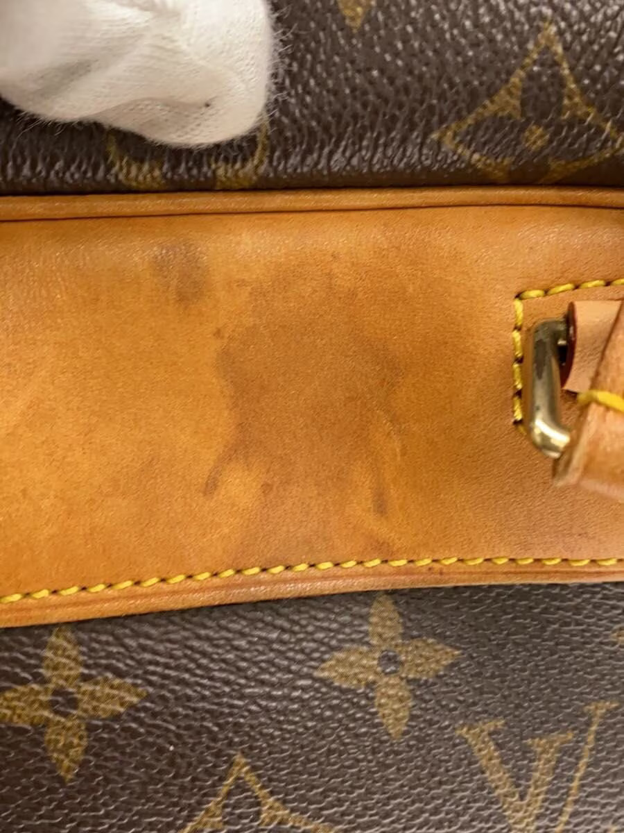 LOUIS VUITTON Bowling Vanity (Deauville) Monogram Canvas PVC BRW Allover