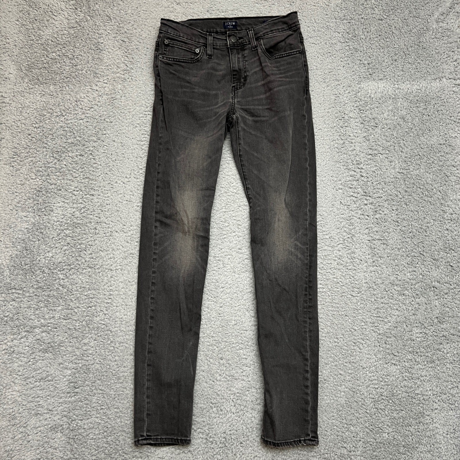 J.Crew Slim Jeans Mens 30×32 Grey Excellent Flex Stretch Denim Faded Wash
