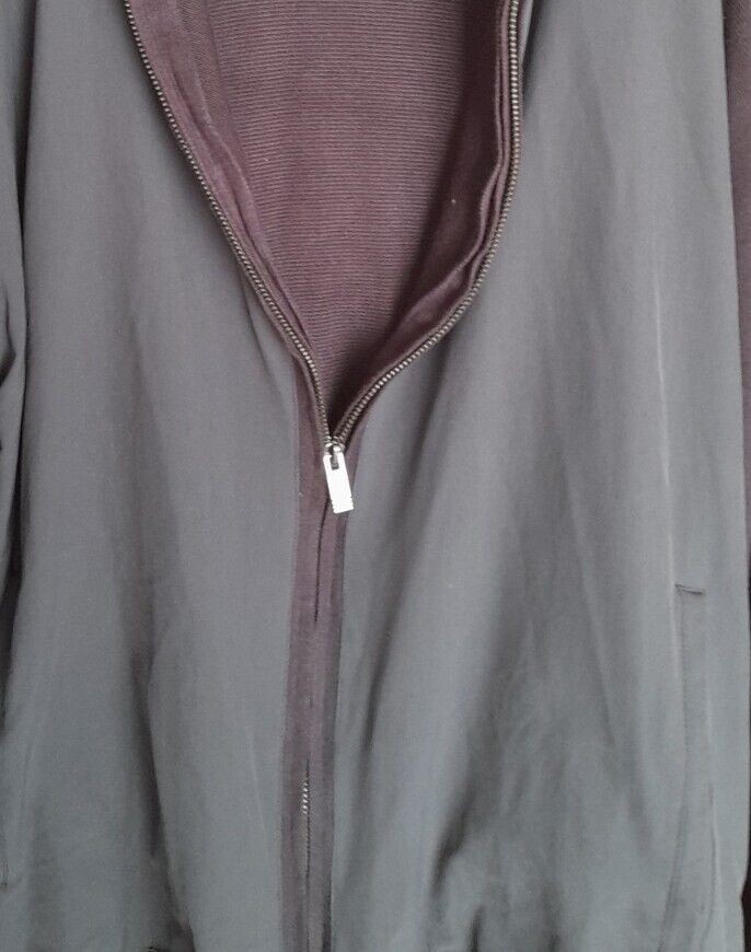 M&S Autograph Jumper Jacket Mens XL 44″/46″ Chest Navy Full Zip Size Extra Large