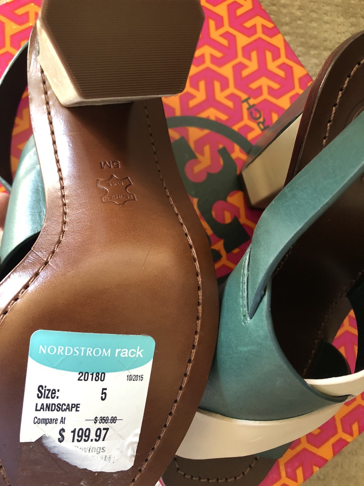 Tory Burch Size 5 Leather 115mm Pump