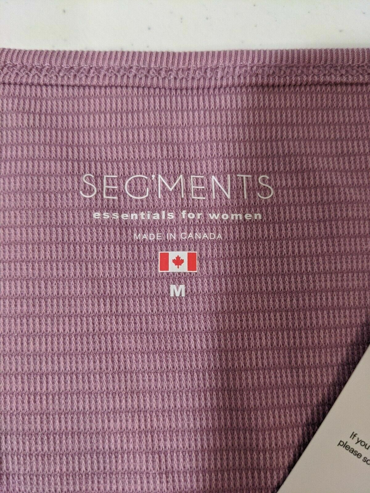 Seg’ments Women’s Textured V-Neck 3/4 Sleeve Tee-Shirt Tencel Fabric Rose M