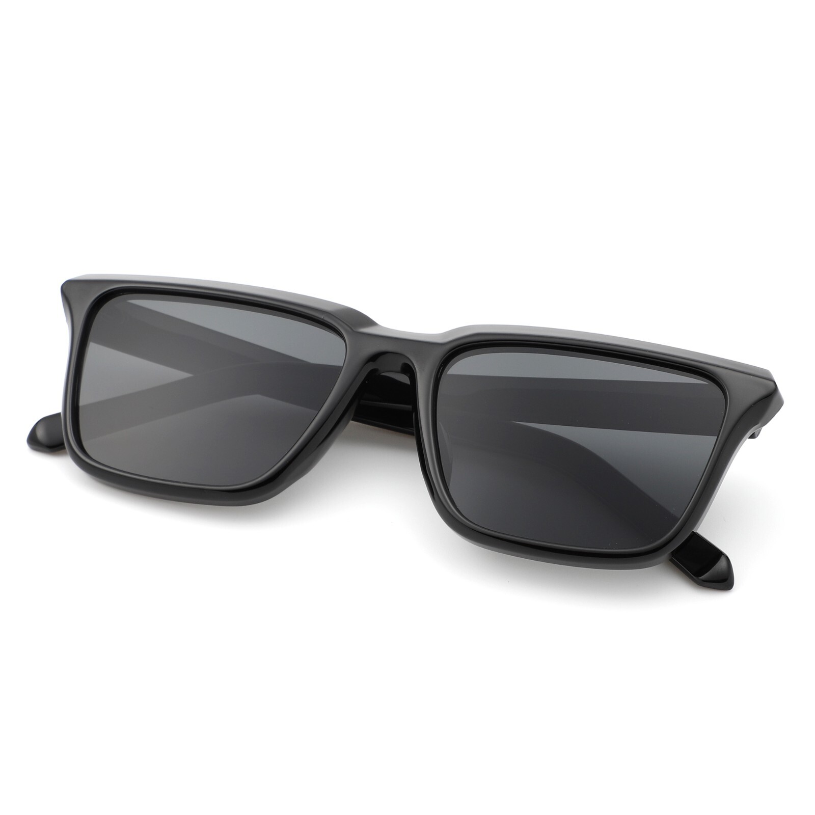 Square 100% UV Protection Fashion Eyewear – Retro Flat Top Unisex Sunglasses