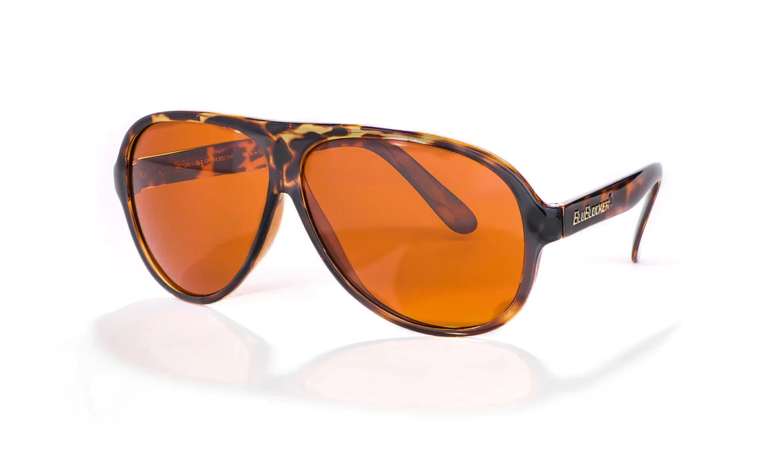 BLUBLOCKER – 2725K – ORIGINAL AVIATOR – DEMI-TORTOISE – NEW Authentic SUNGLASSES