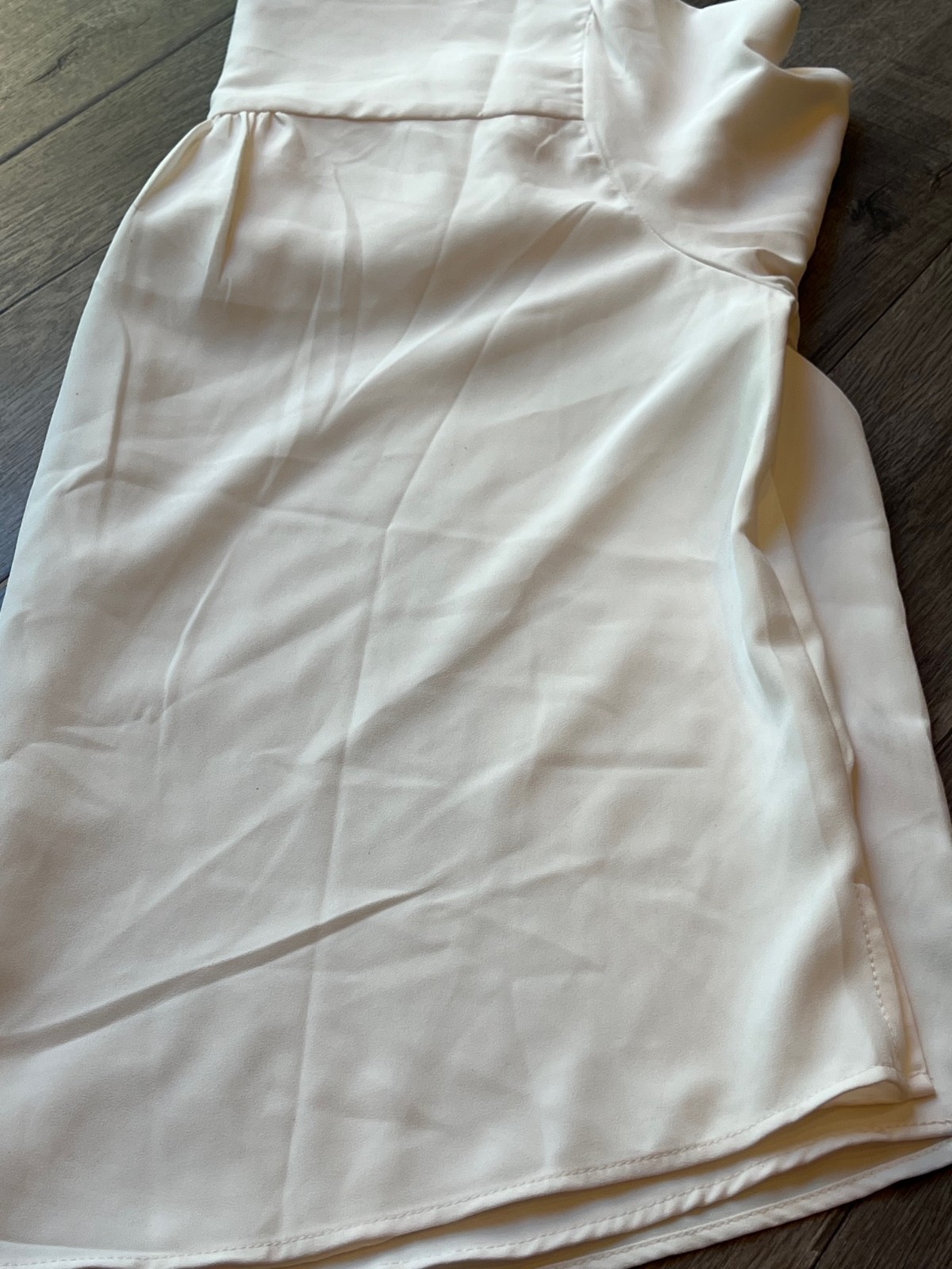 Muse Top Womens S Ivory Swiss Dot Sheer Ruffle Peplum Romantic Ethereal