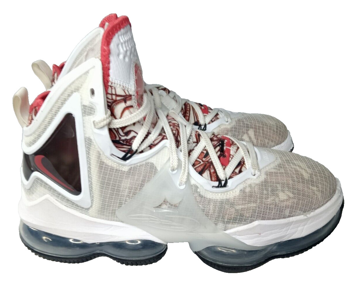 Nike LeBron 19 EP Sketch Men’s Size 9 ~AS IS ~NOSE WEAR