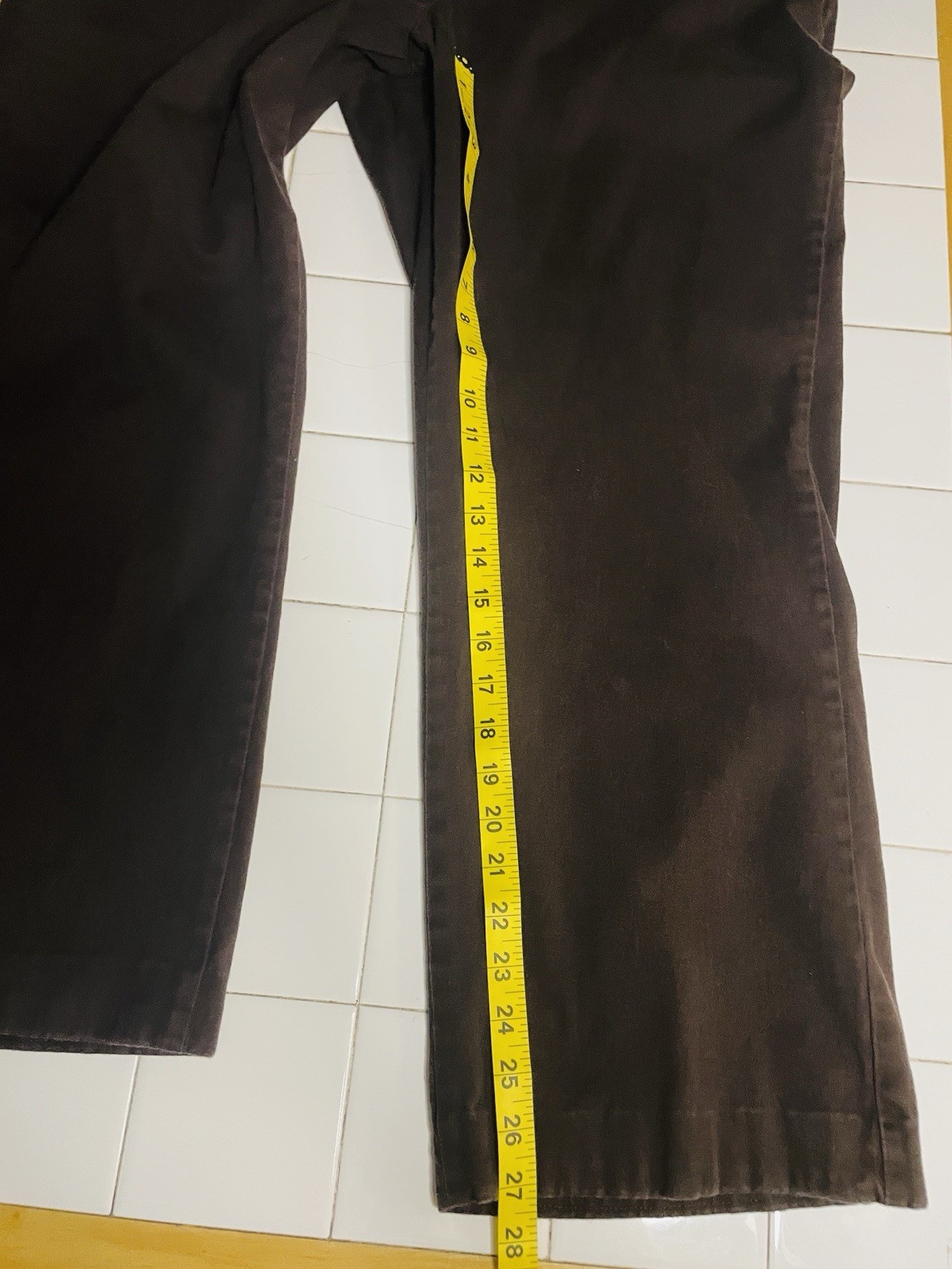 Lee Comfort Stretch Womens Jeans Brown Size 18 Short Measurements In Pictures