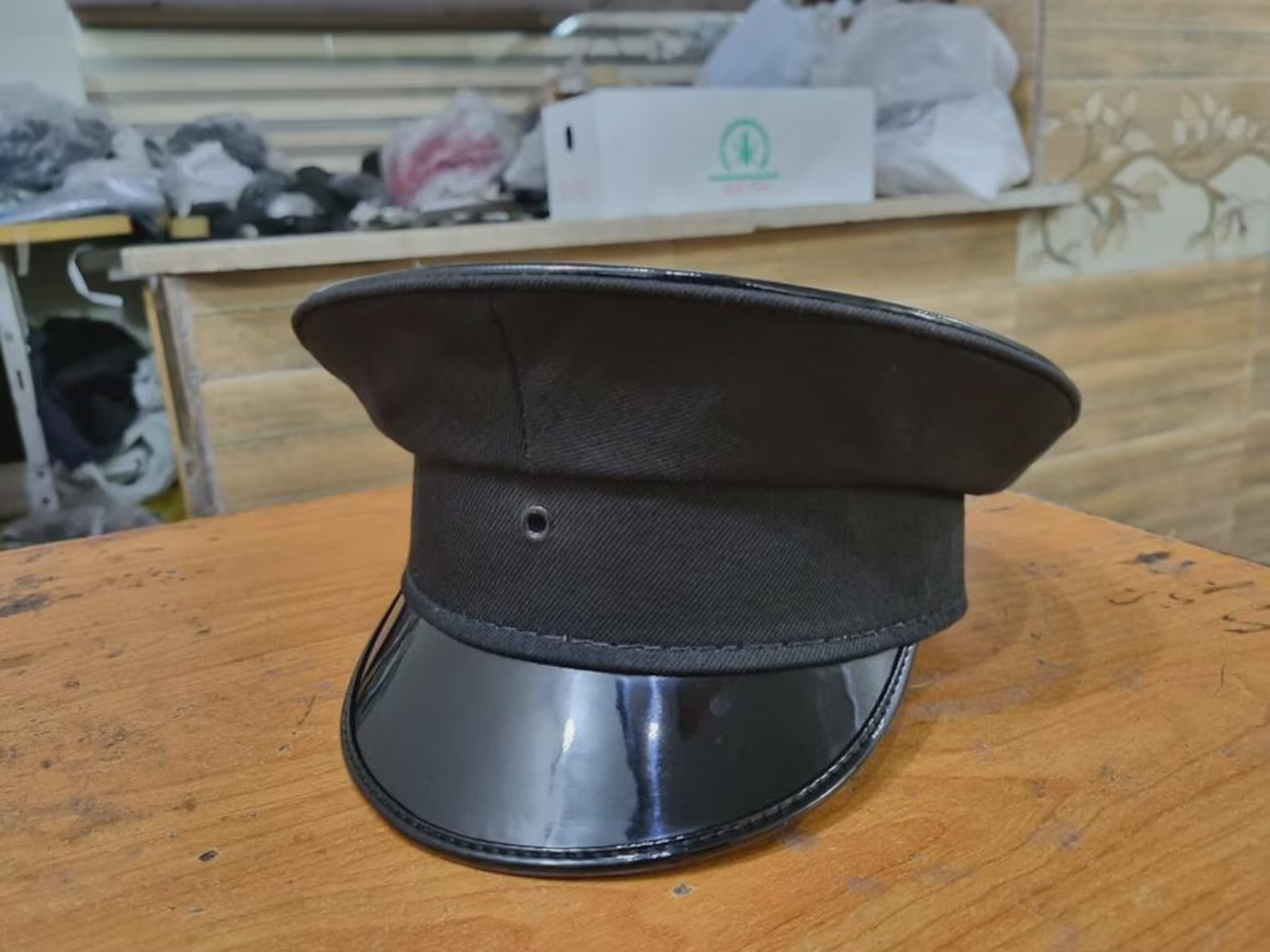 Vintage Conductor Style Hat Retro Costume Cap Classic Peaked Visor Hat Unisex