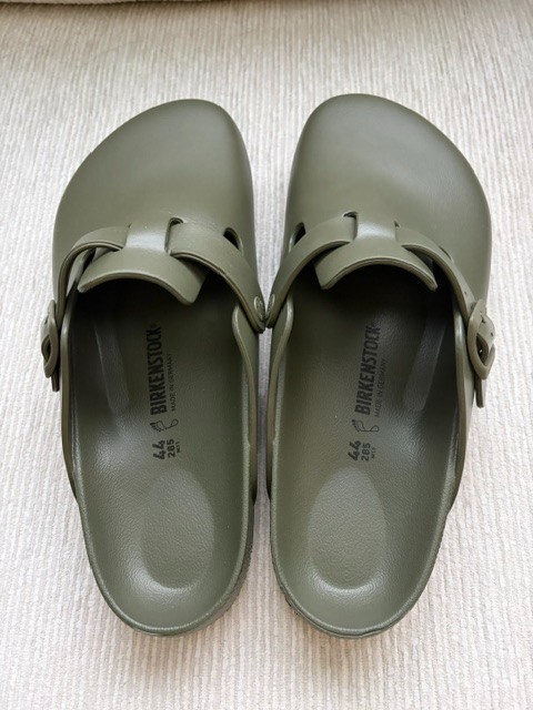 Birkenstock Boston EVA Men’s Sandals Khaki 1026215 Size 11 (EU44)