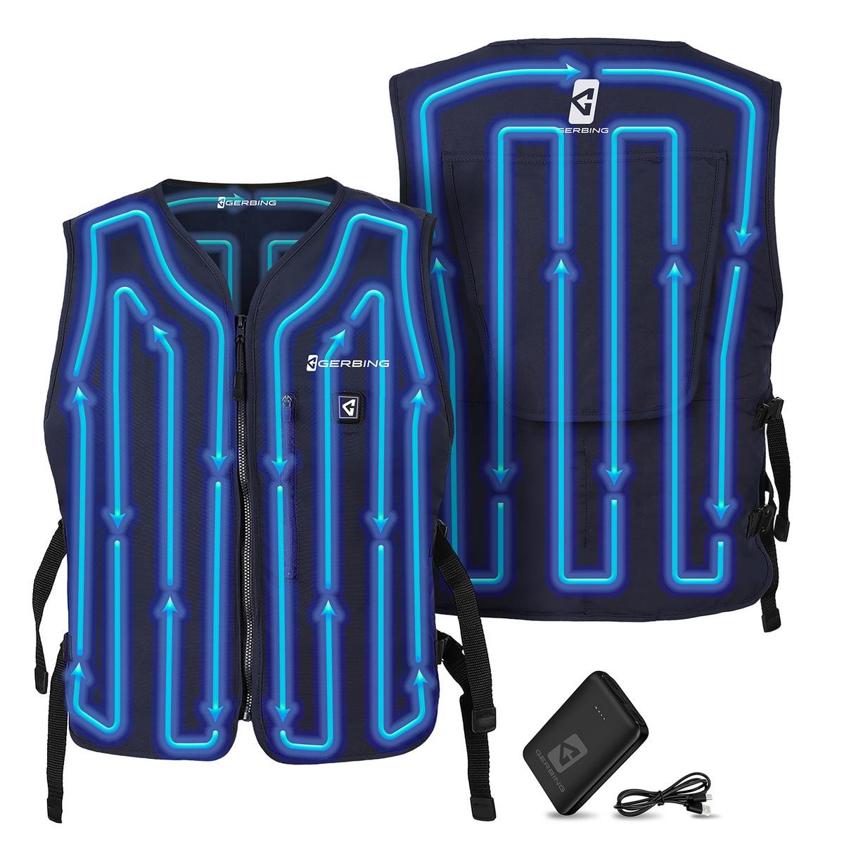 Gerbing 5V Touch Button Circulatory Cooling Vest One Size