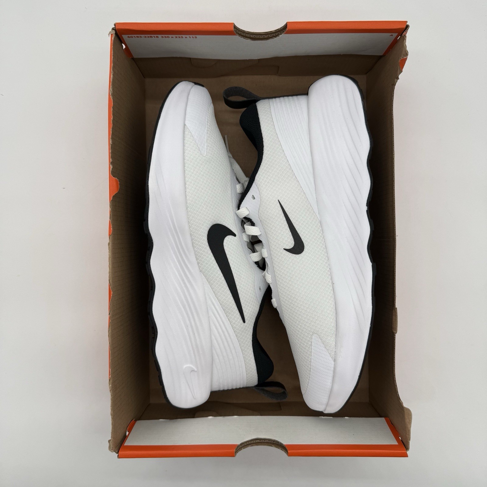 Nike Promina Mens Walking Shoes Size 8.5 White BlackFV5285 101 No Lid New