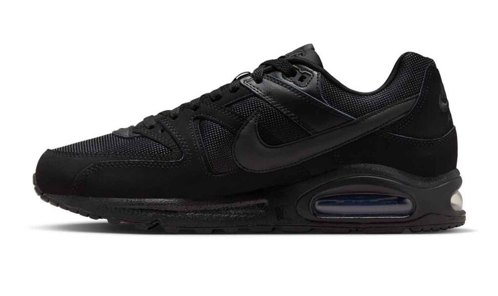 Nike Air Max Command Sneakers Mens Size US 7-14 Triple Black Casual Shoes New✅