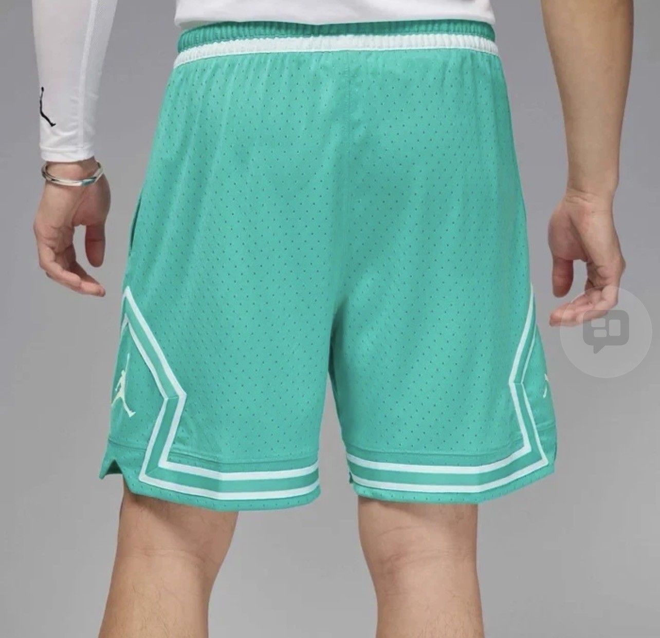 Air Jordan Diamond Dri-FIT Sport Mesh Shorts Washed Teal Men’s XXL HF9910-392
