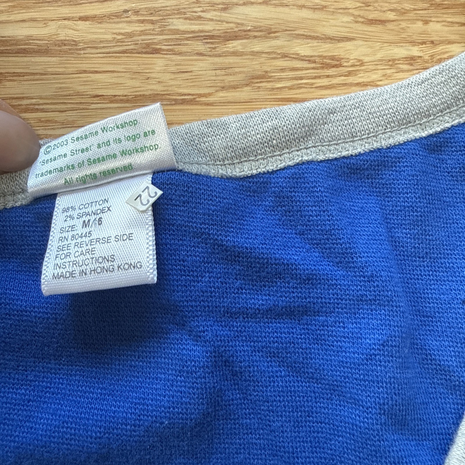 Vintage 2003 Sesame Street Grouch Tank Top Medium Women’s Size 6 Cotton Spandex