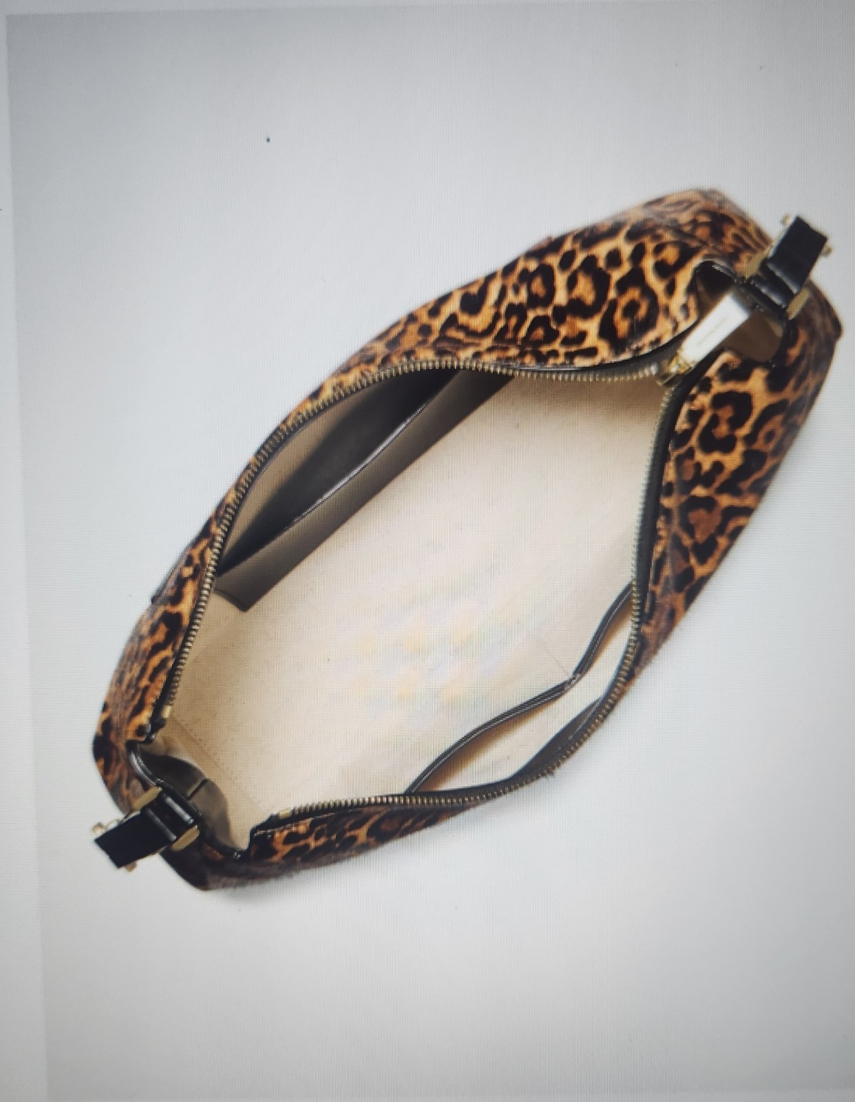 NWT Michael Kors Nolita Medium Leopard Print Calf Hair Shoulder Bag