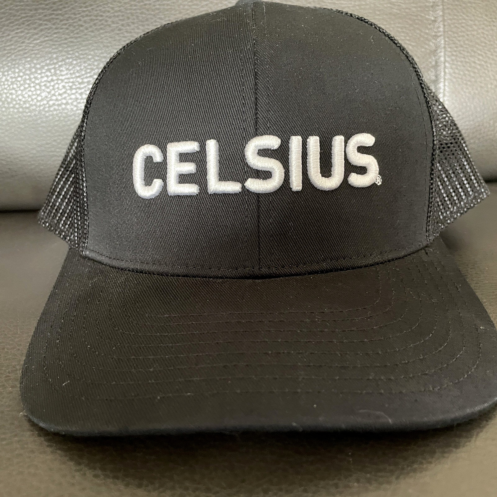 Celsius Trucker Hat Cap Black Men’s OSFM Snapback NEW