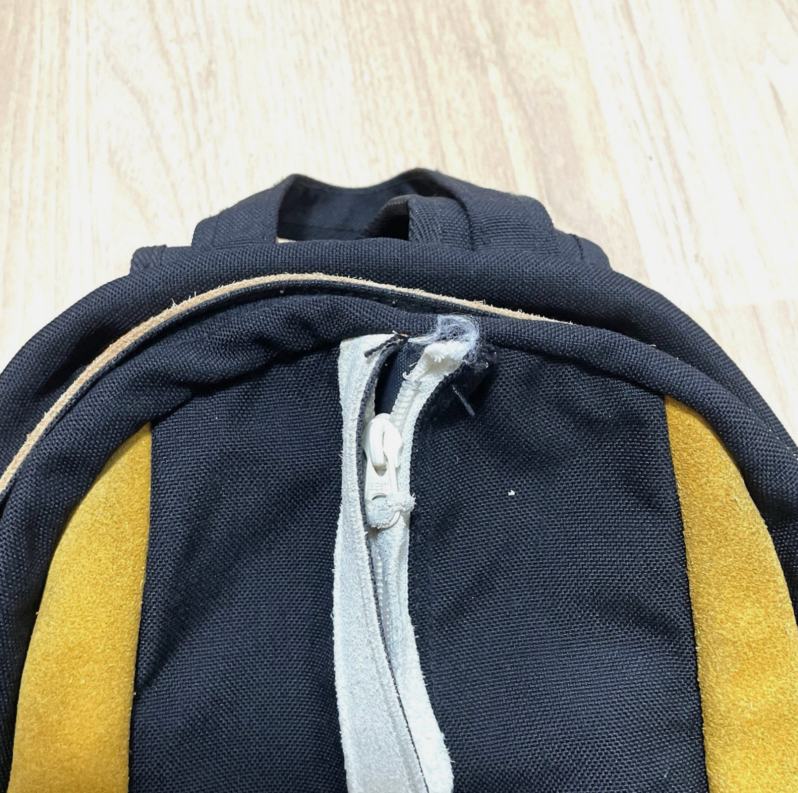 Masterpiece MSPC Backpack Bag Yellow Suede Leather Thin Made Japan RRP $339 RARE