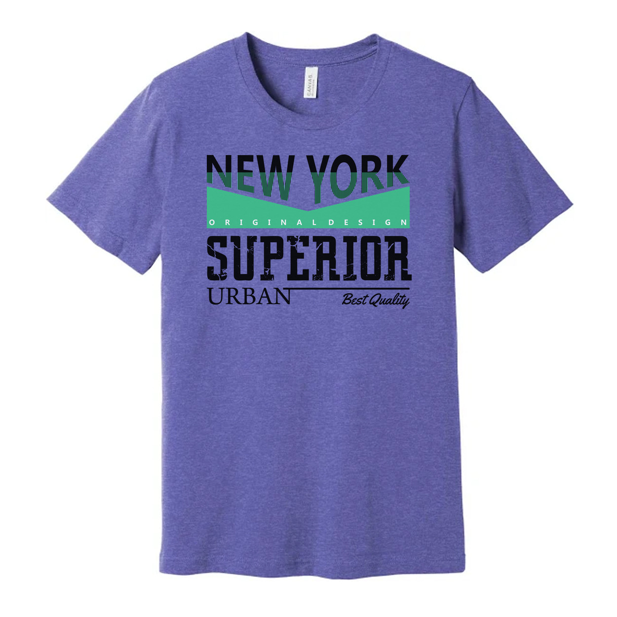 New York Superior Urban Graphic Tee With Original Design For Unisex Short Sleeve