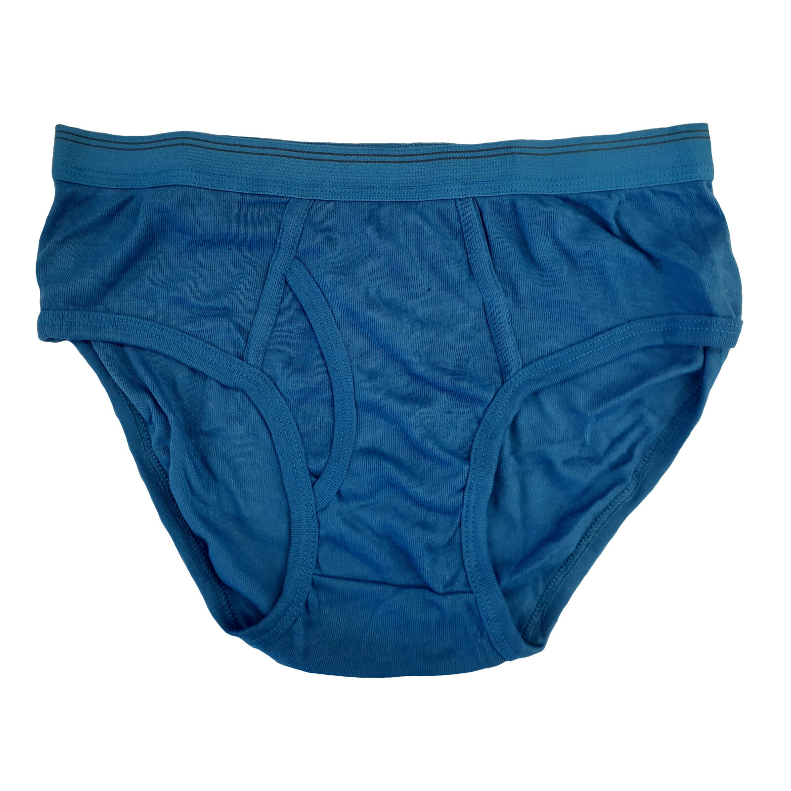 6 Pk Men Solid Colors Briefs Breathable Cotton Underwear Vintage style Full Rise