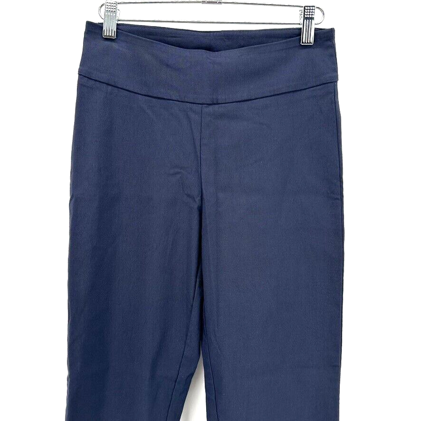 Ritva Falla Eeva Slit Pants FR 36 Blue US XS Quiet Luxury Caspule Travel NWT
