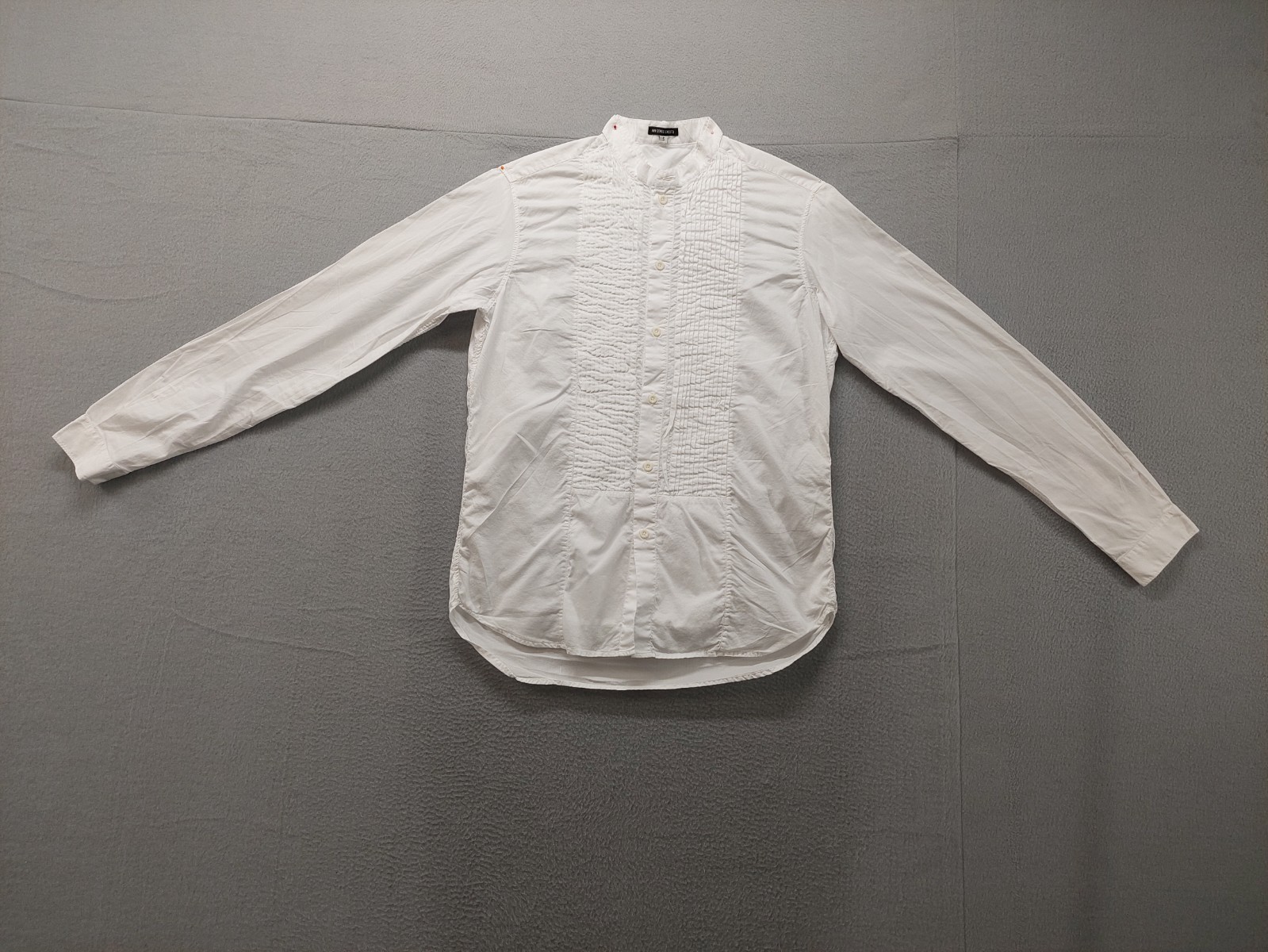 Ann Demeulemeester Women Dress Shirt S White 100% Cotton Long Sleeve Button Up