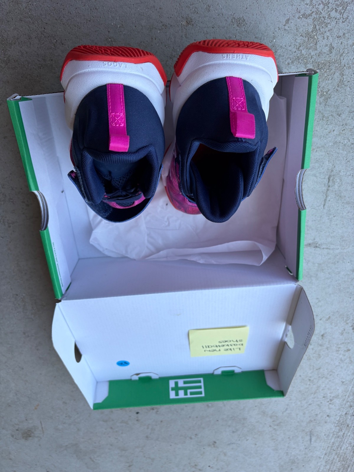 GIANNIS IMMORTALITY 4 SE Red picante Girls 1Y basketball shoes, in original box