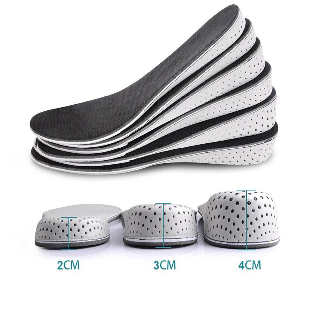 Men Women Invisible Height Increase Insoles Heel Lift Taller Shoe Inserts Pad