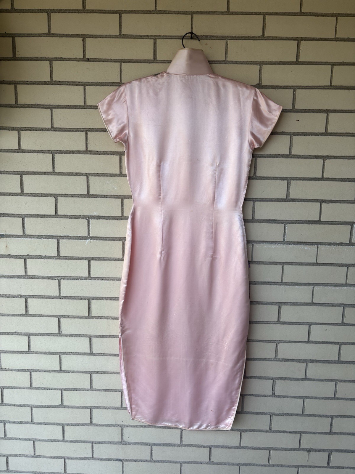 Vintage 40s 50s Silk Chinese Qipao Cheongsam
