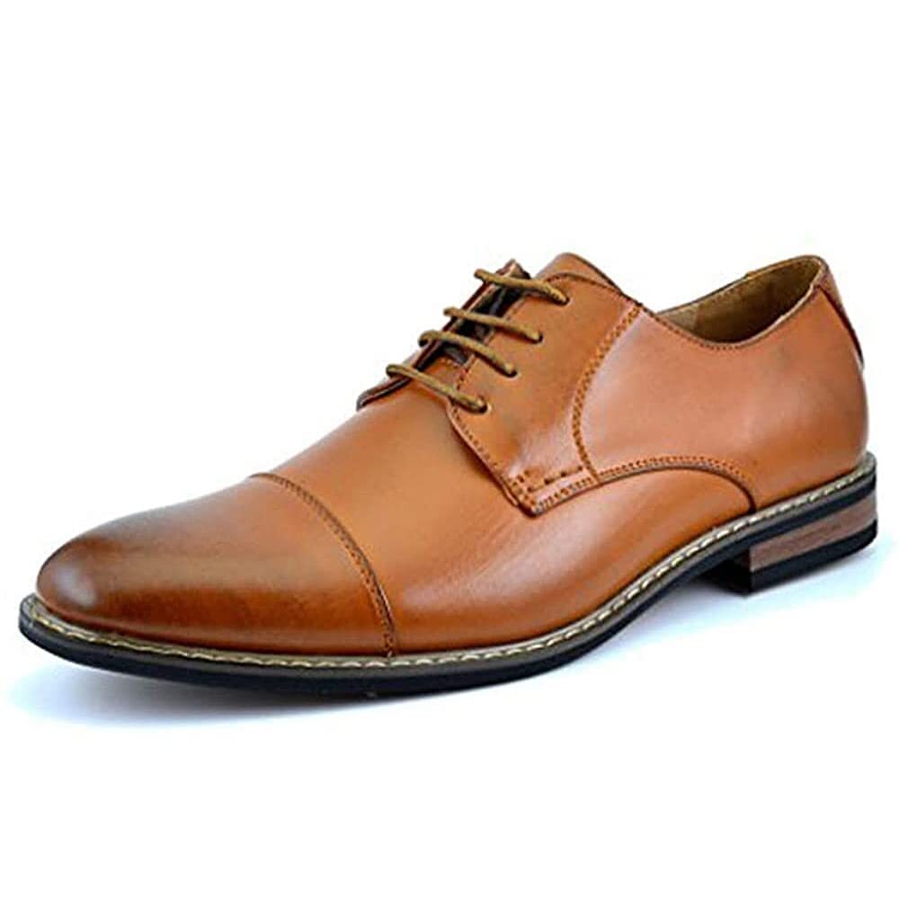 Men’s Classic Formal Oxford Wingtip Lace Up Dress Business Party Shoes Wide Size