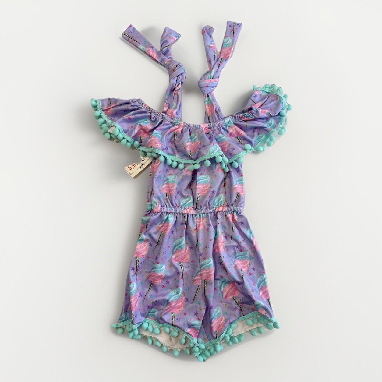 Pete & Lucy Cotton Candy Delight Romper Girls Size 2T NEW NWT