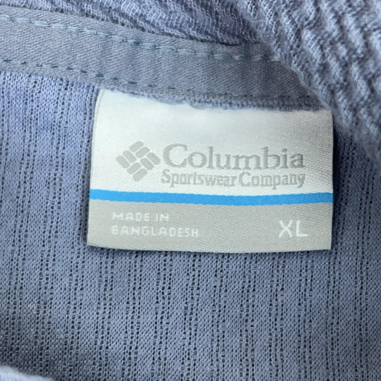 Columbia Jacket Womens XL Blue Hooded Textured Knit Full Zip Outdoor Sweater