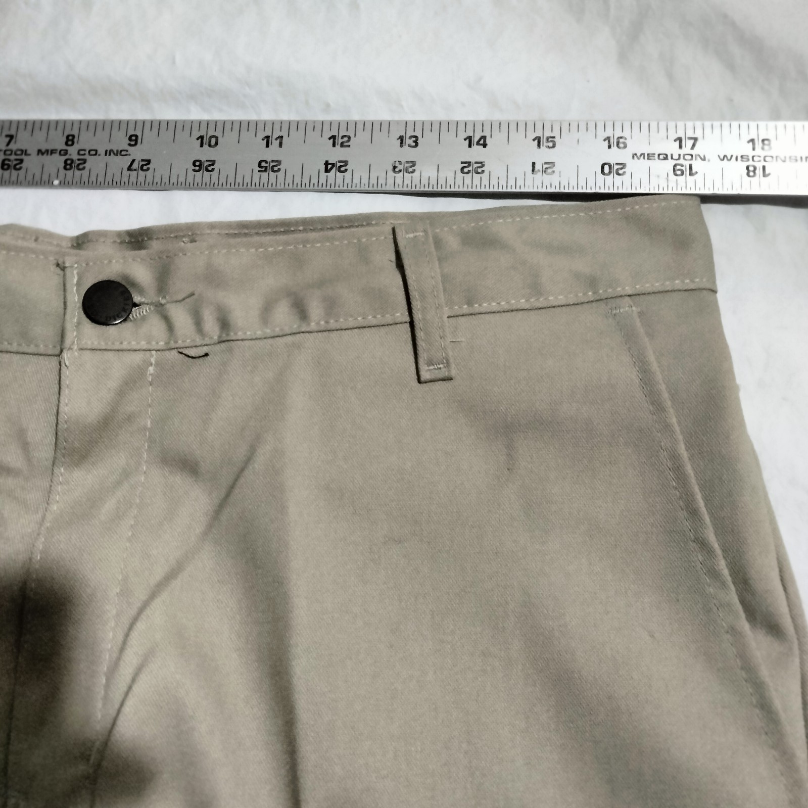 Genuine Dickies Mens Flex Relaxed Fit Straight Leg Work Cargo Pants Khaki 34×30