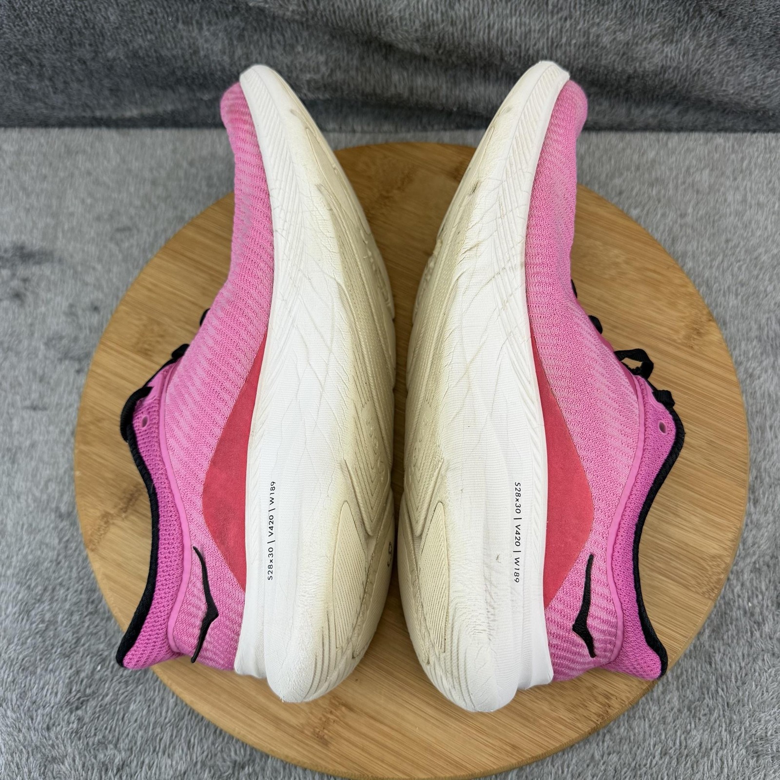 Hoka One One Solimar Shoes Womens Size 10.5 B Pink Running Sneakers 1123075 SRBR