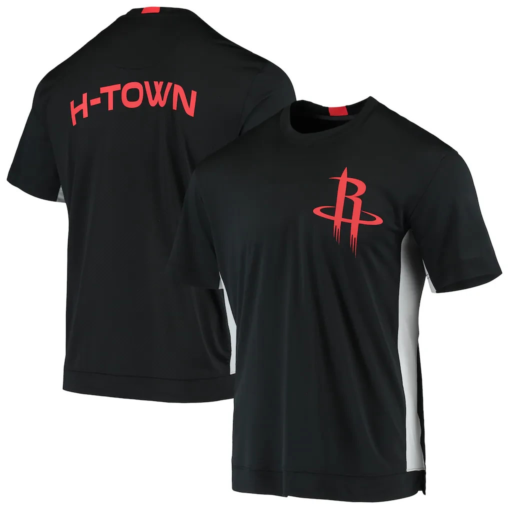 Nike HOUSTON ROCKET Shooting Shirt Mesh City Edition Mens XL Performance H-Town