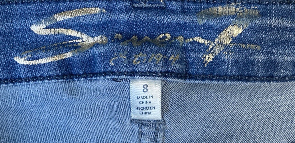 Seven7 Women’s Blue Denim Weekend Shorts Size 8